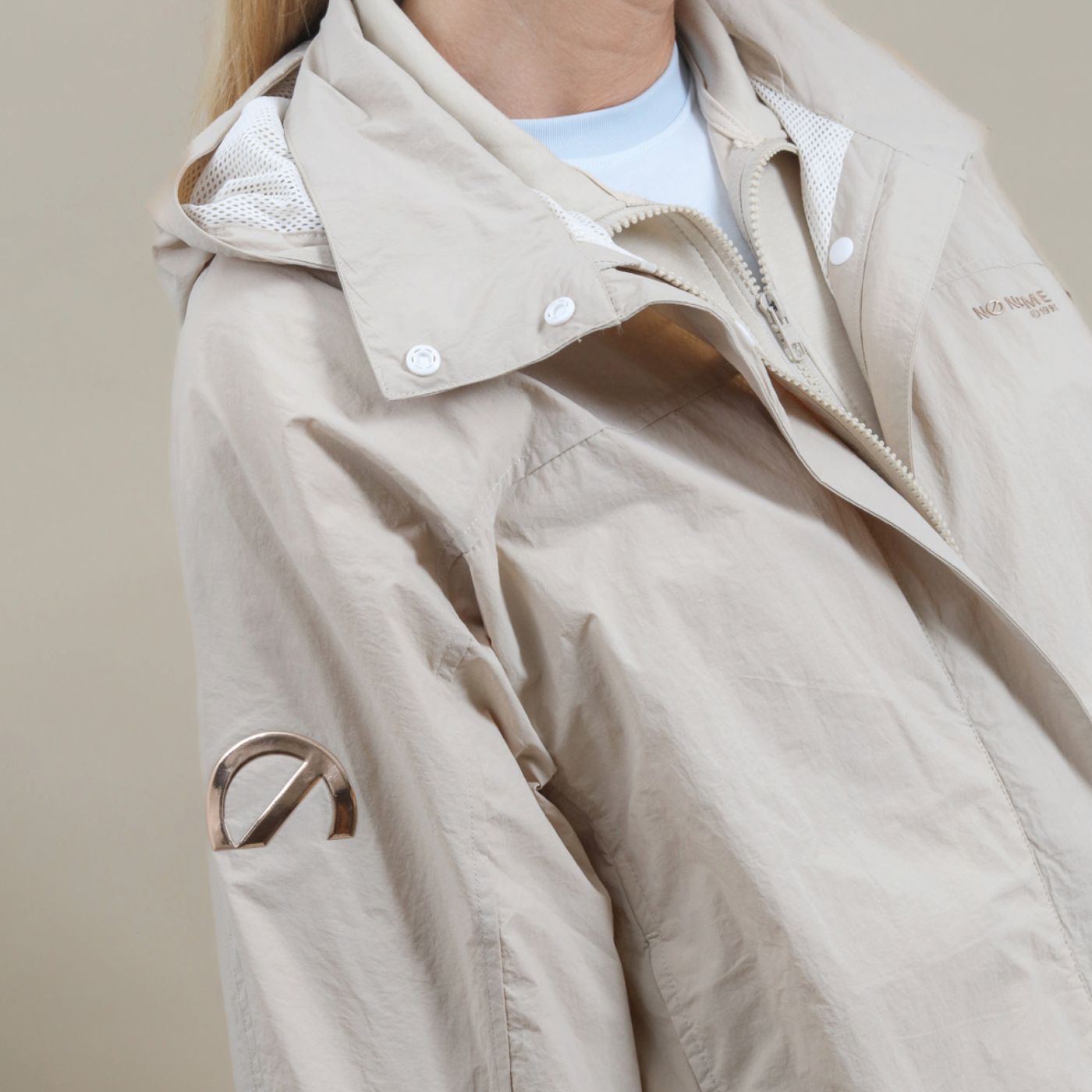 WILLO ZIP JACKET W - WINDPROOF - BEIGE
